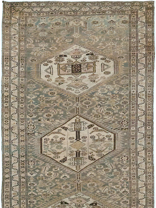 Vintage Persian Malayer Runner, No.31257 - Gss