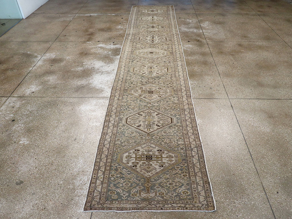 Vintage Persian Malayer Runner, No.31257 - Gss