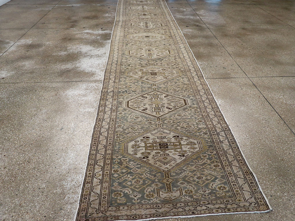 Vintage Persian Malayer Runner, No.31257 - Gss