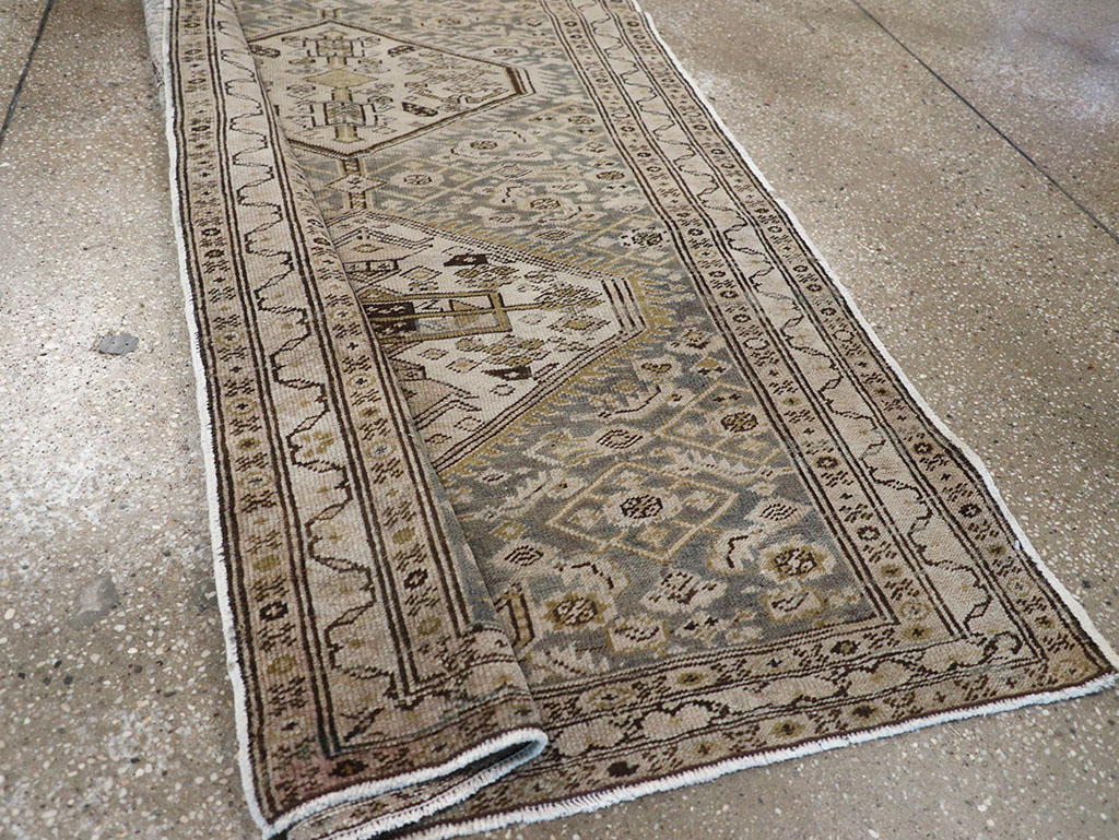 Vintage Persian Malayer Runner, No.31257 - Gss