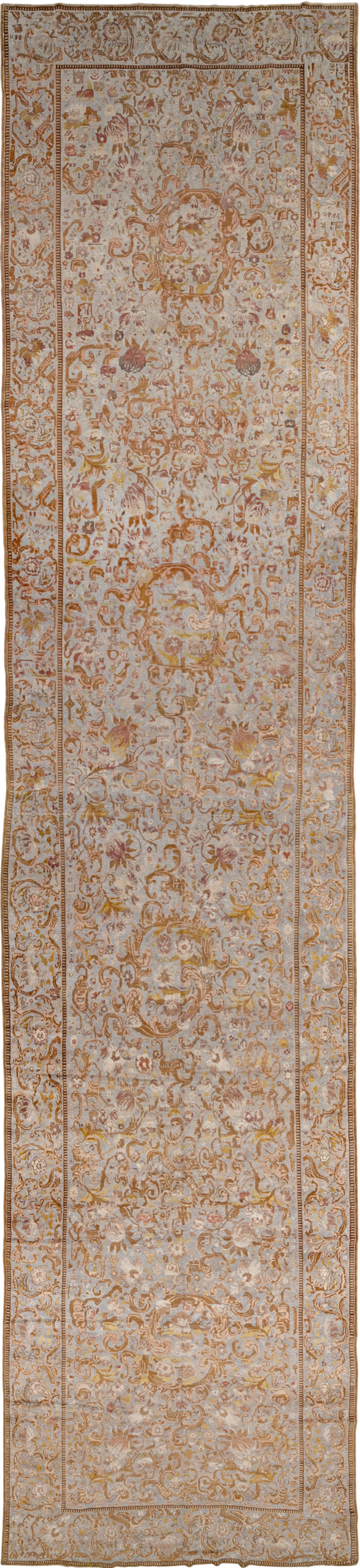 Antique Caucasian Karabagh Long and Narrow Carpet, No.31259 - Gss