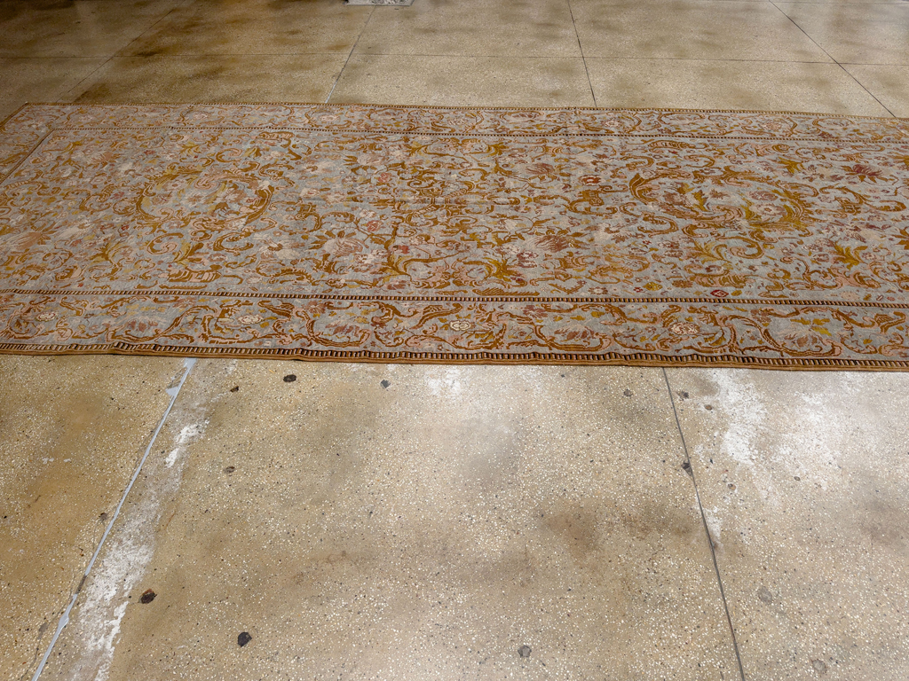 Antique Caucasian Karabagh Long and Narrow Carpet, No.31259 - Gss