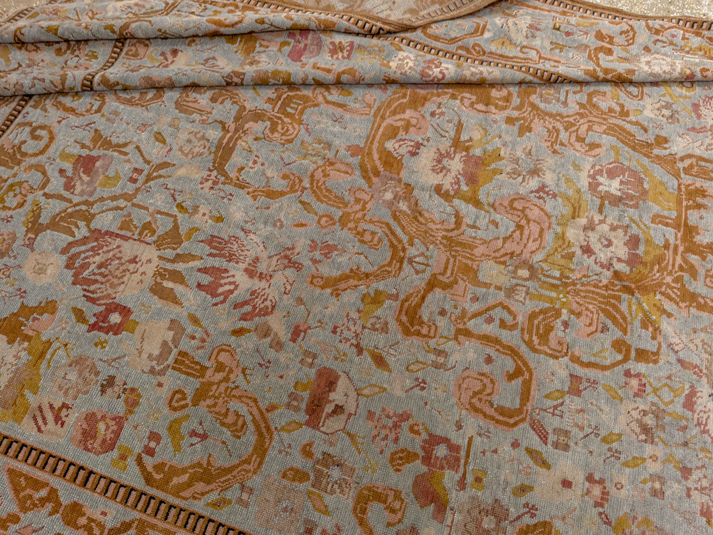 Antique Caucasian Karabagh Long and Narrow Carpet, No.31259 - Gss