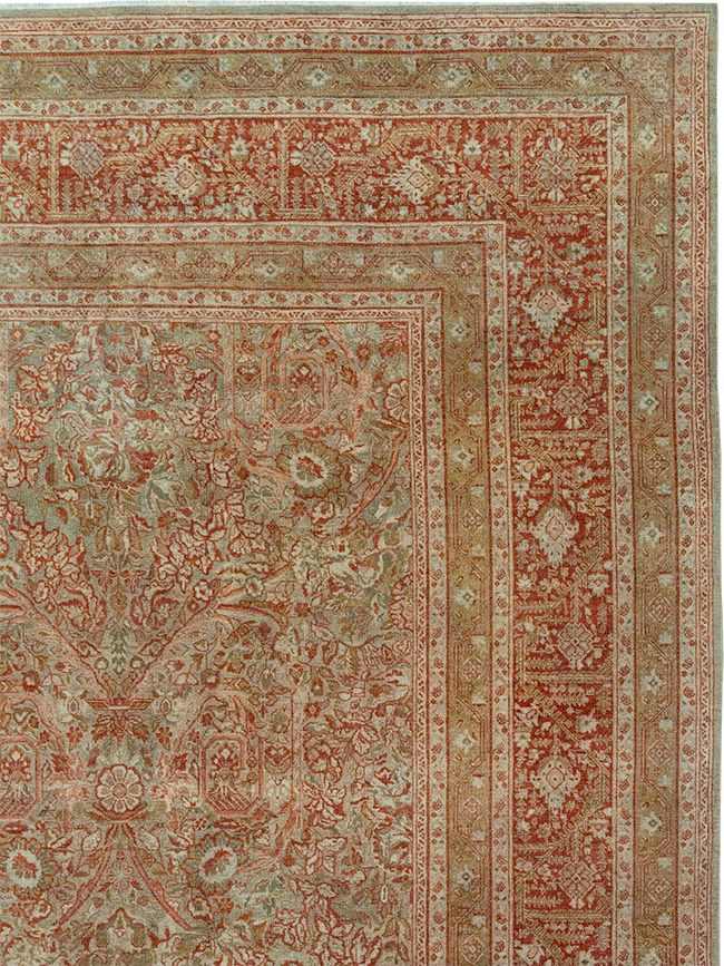 Antique Persian Tabriz Large Carpet, No.31263 - Gss