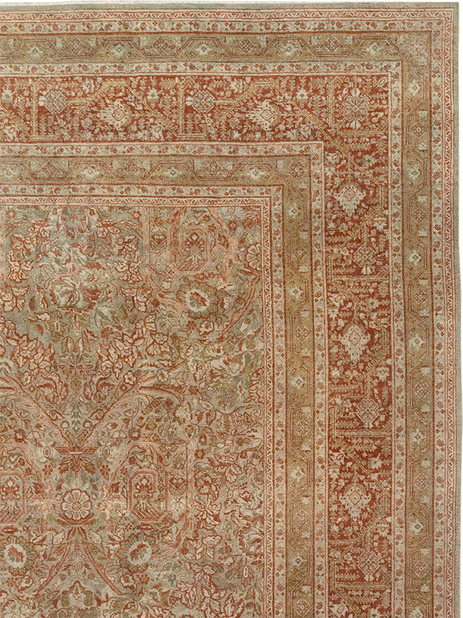 Antique Persian Tabriz Large Carpet, No.31263 - Gss