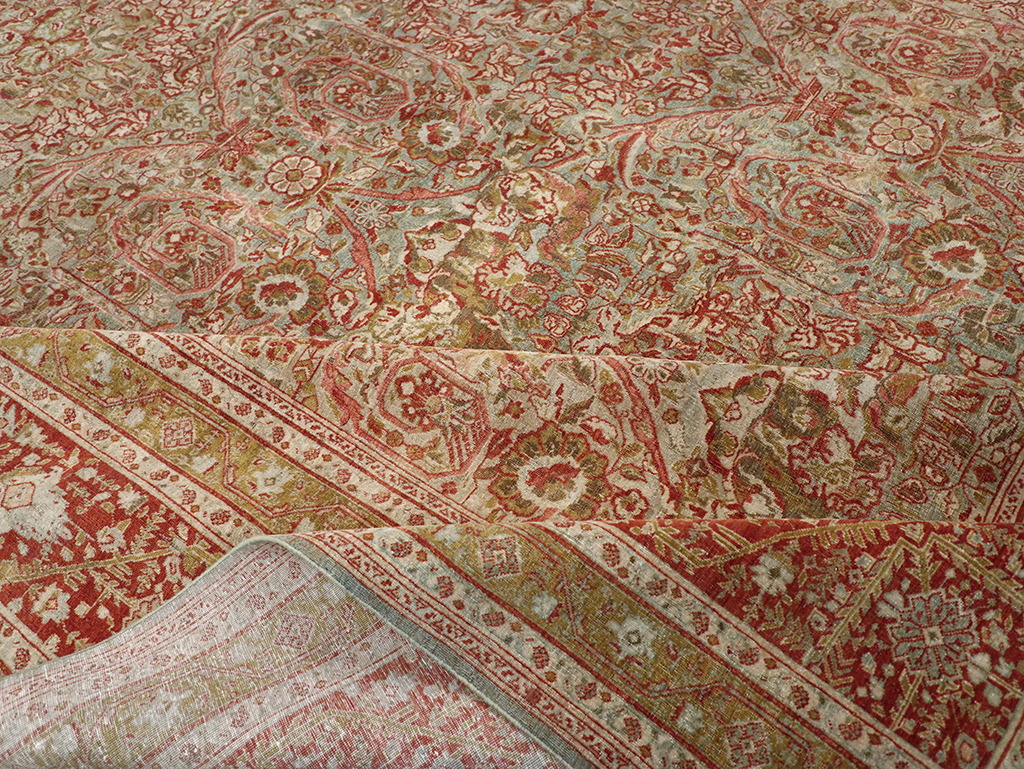 Antique Persian Tabriz Large Carpet, No.31263 - Gss