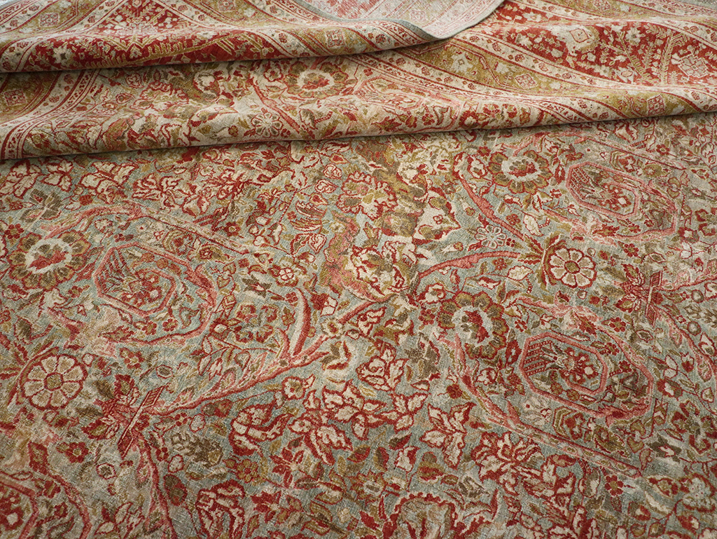 Antique Persian Tabriz Large Carpet, No.31263 - Gss