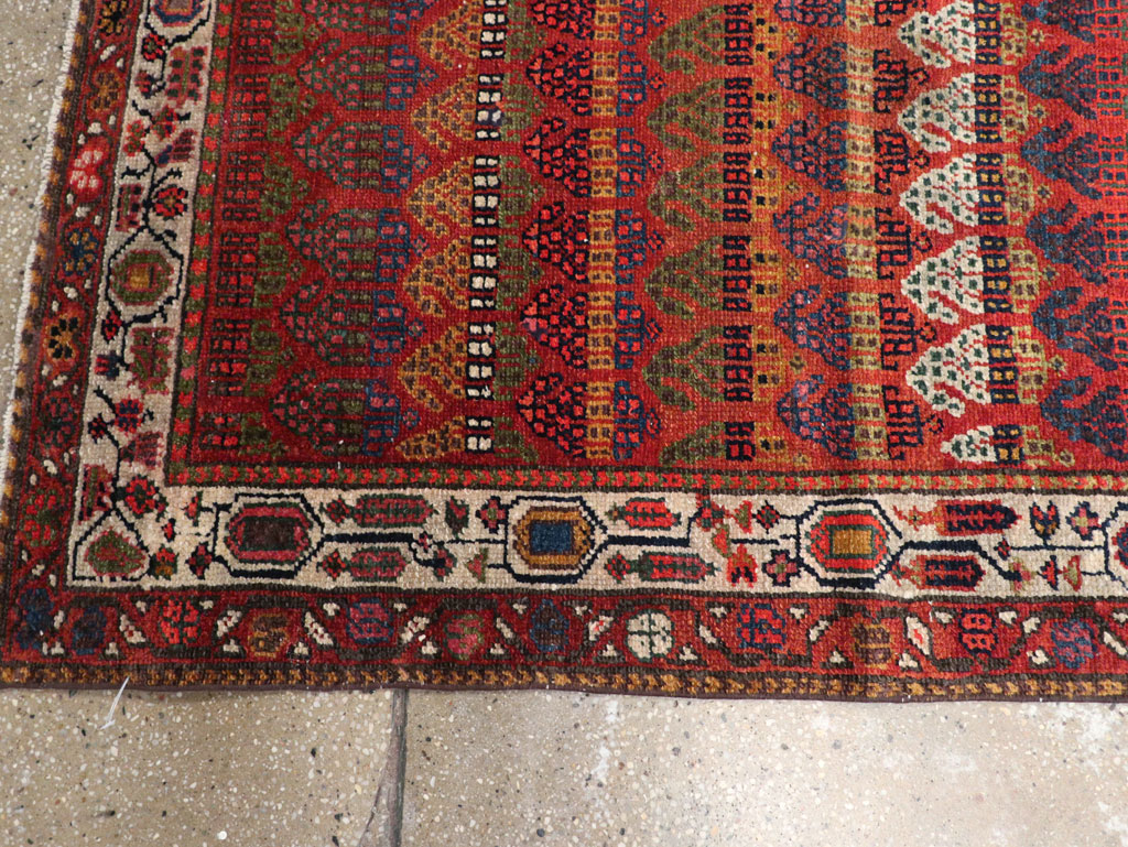 Antique Persian Malayer Long Runner, No.31265 - Gss