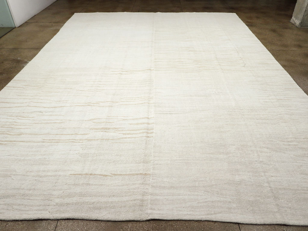 Vintage Turkish Flatweave Kilim Oversize Carpet, No.31267 - Gss