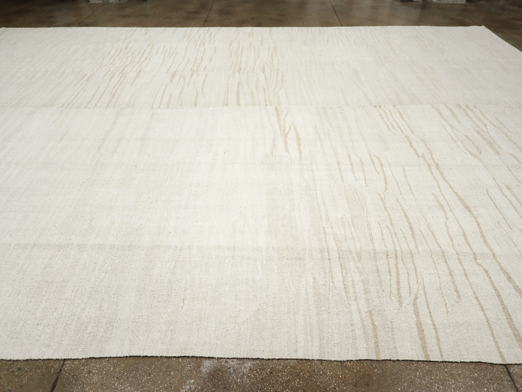 Vintage Turkish Flatweave Kilim Oversize Carpet, No.31267 - Gss