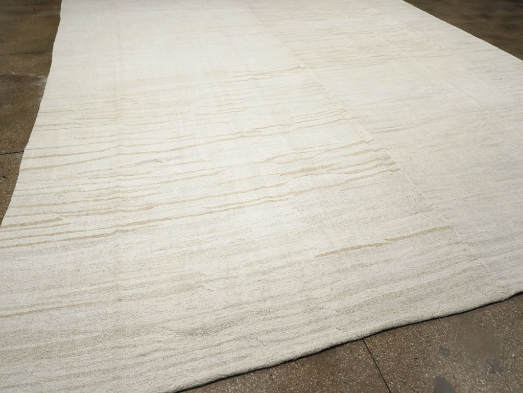 Vintage Turkish Flatweave Kilim Oversize Carpet, No.31267 - Gss