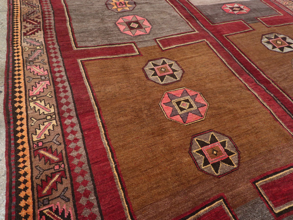 Vintage Turkish Anatolian Long Room Size Carpet, No.31268 - Gss