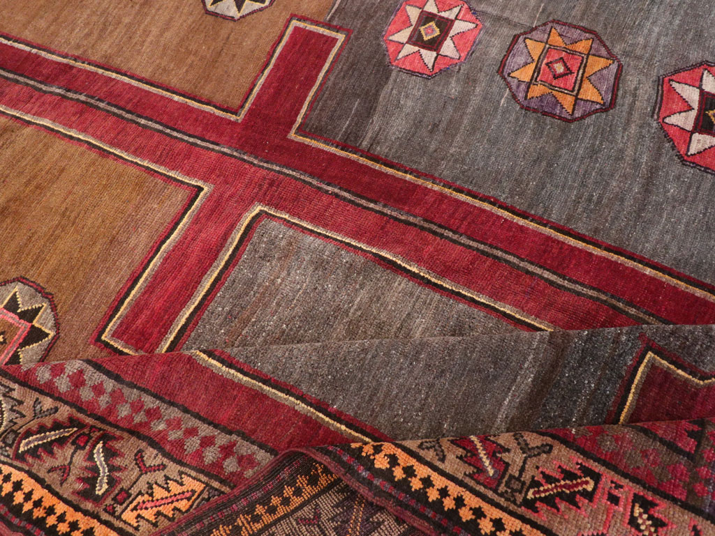 Vintage Turkish Anatolian Long Room Size Carpet, No.31268 - Gss