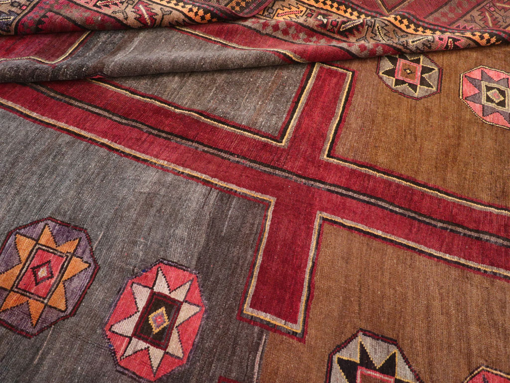 Vintage Turkish Anatolian Long Room Size Carpet, No.31268 - Gss