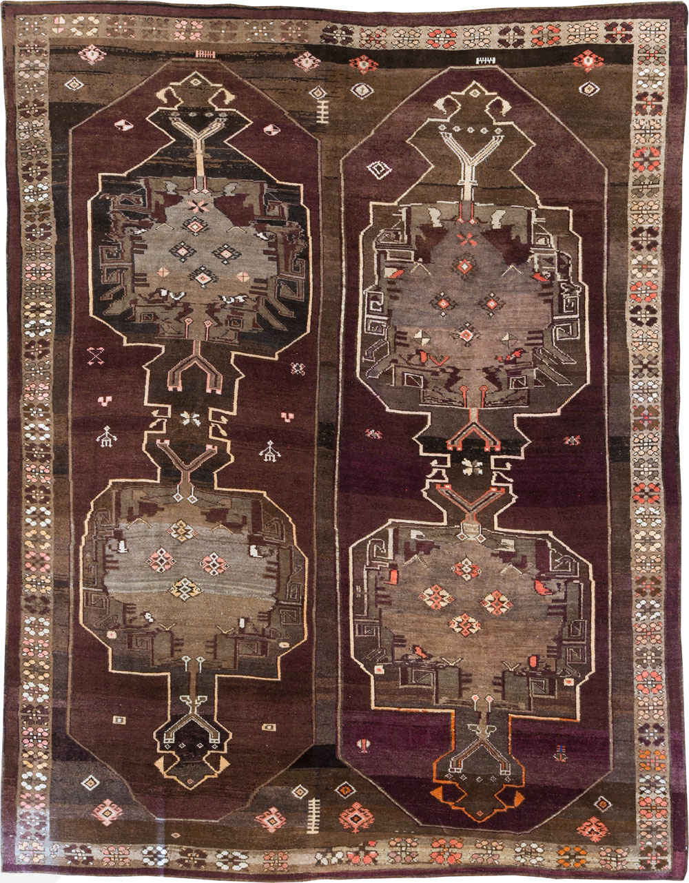 Vintage Turkish Anatolian Large Room Size Carpet, No.31269 - Gss