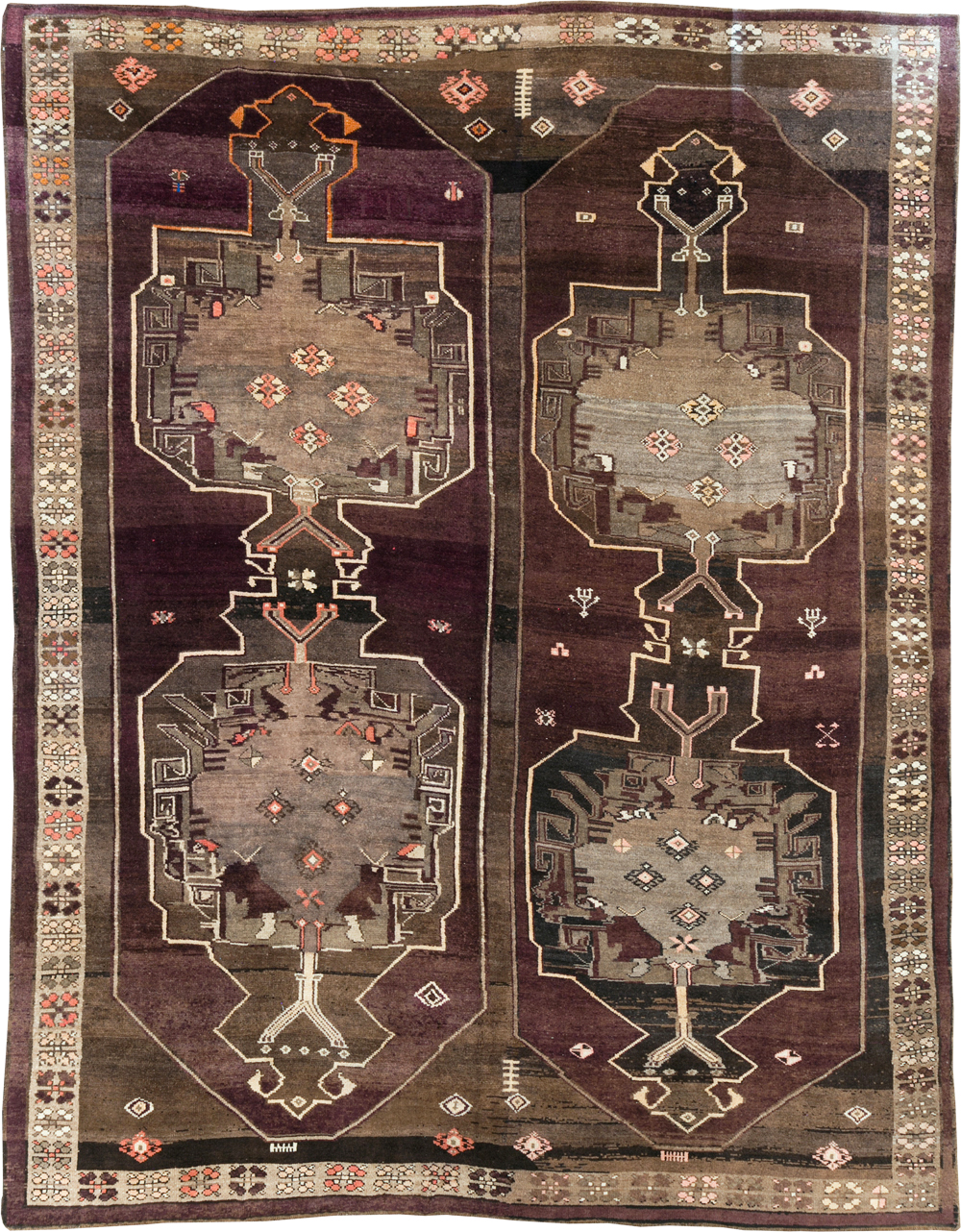 Vintage Turkish Anatolian Large Room Size Carpet, No.31269 - Gss