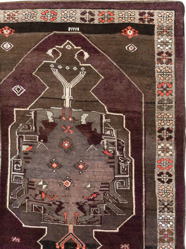 Vintage Turkish Anatolian Large Room Size Carpet, No.31269 - Gss