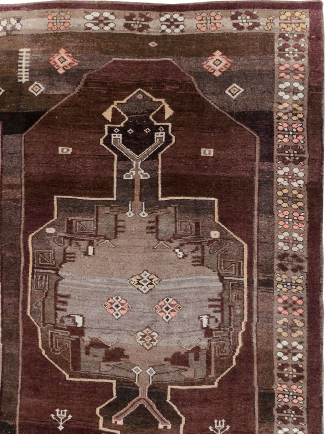 Vintage Turkish Anatolian Large Room Size Carpet, No.31269 - Gss