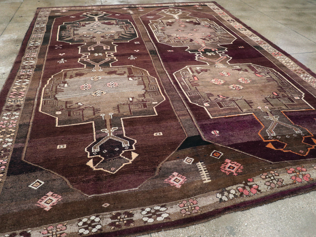Vintage Turkish Anatolian Large Room Size Carpet, No.31269 - Gss