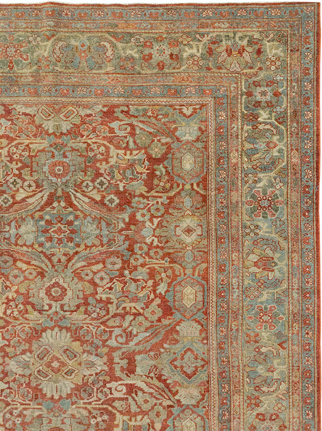 Antique Persian Mahal Room Size Carpet, No.31270 - Gss