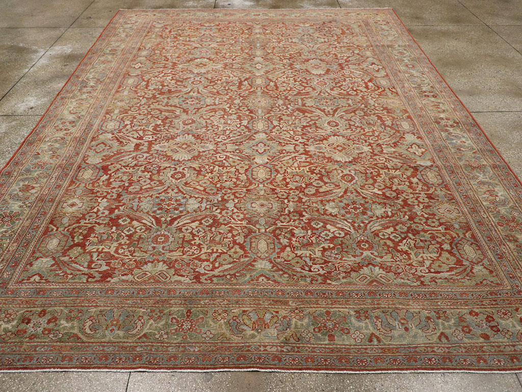 Antique Persian Mahal Room Size Carpet, No.31270 - Gss