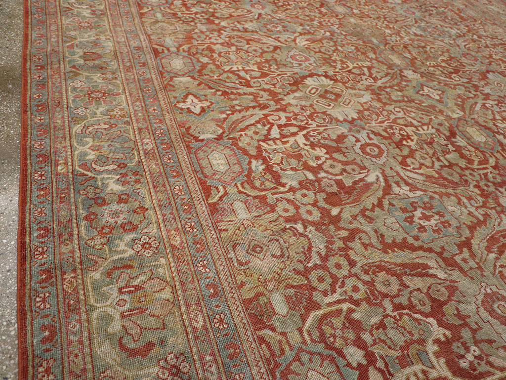 Antique Persian Mahal Room Size Carpet, No.31270 - Gss