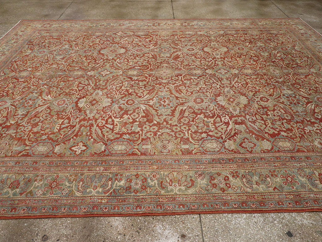 Antique Persian Mahal Room Size Carpet, No.31270 - Gss