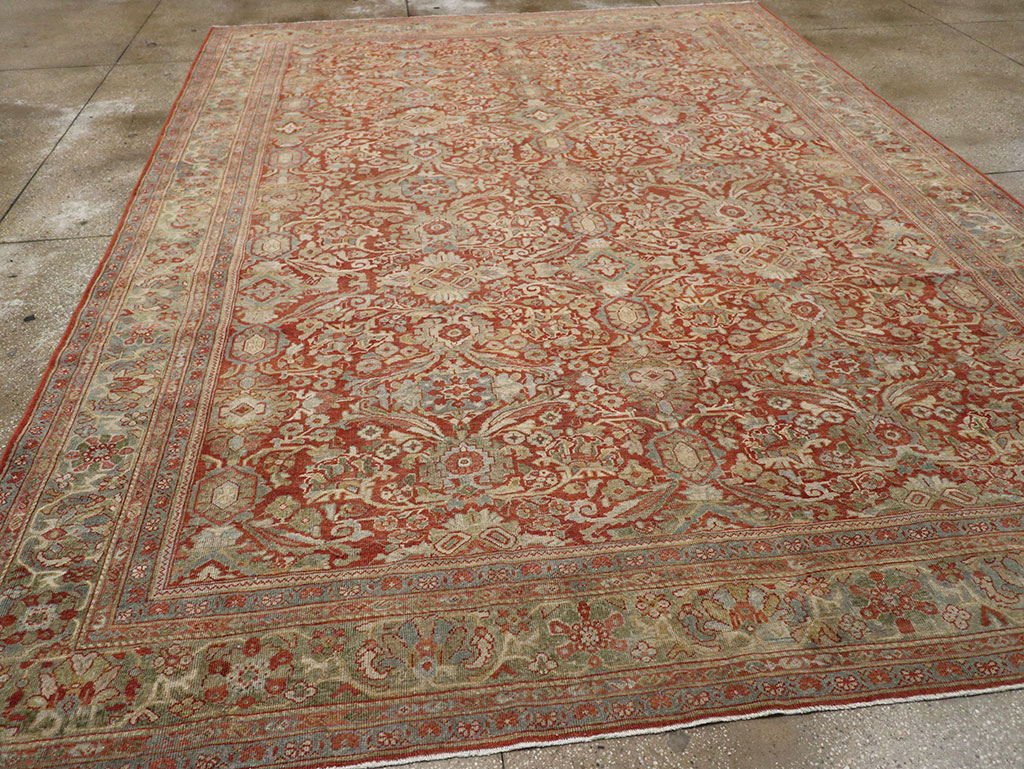 Antique Persian Mahal Room Size Carpet, No.31270 - Gss