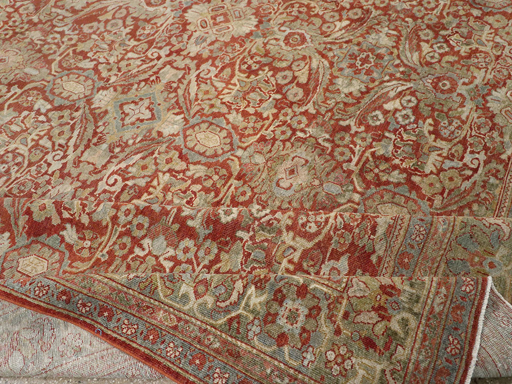 Antique Persian Mahal Room Size Carpet, No.31270 - Gss
