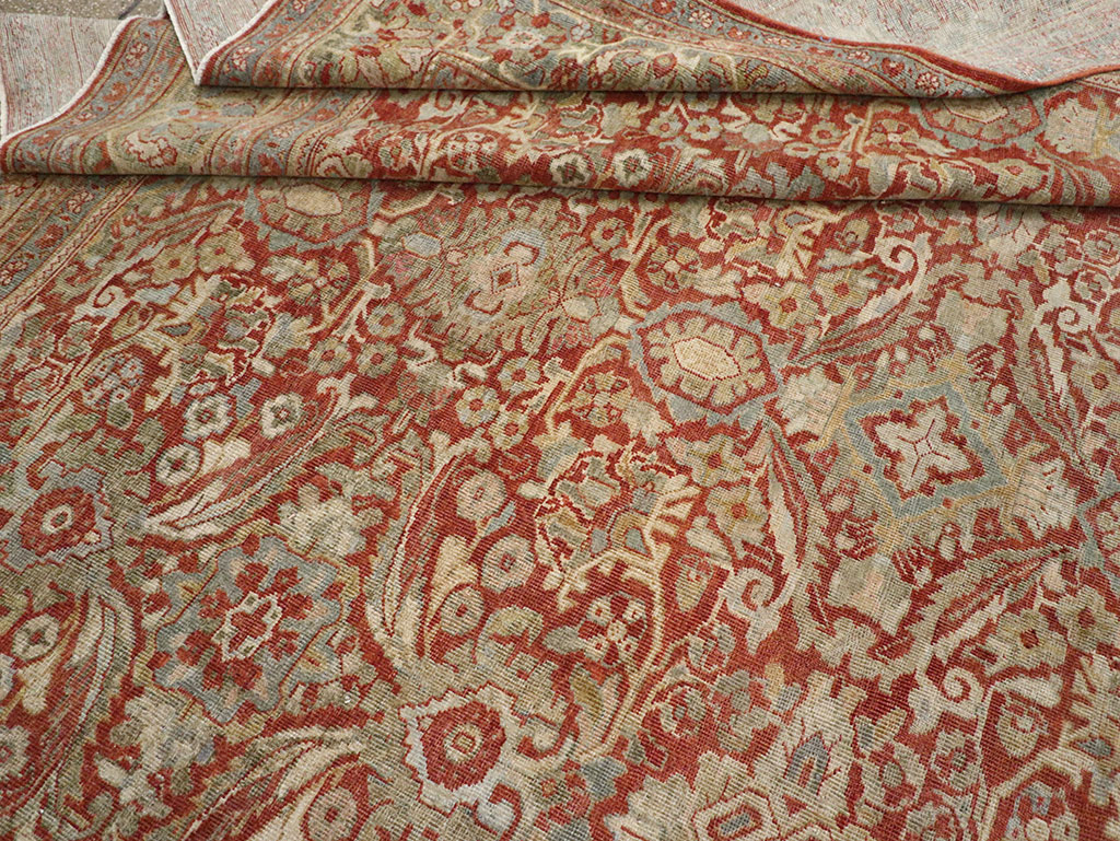 Antique Persian Mahal Room Size Carpet, No.31270 - Gss