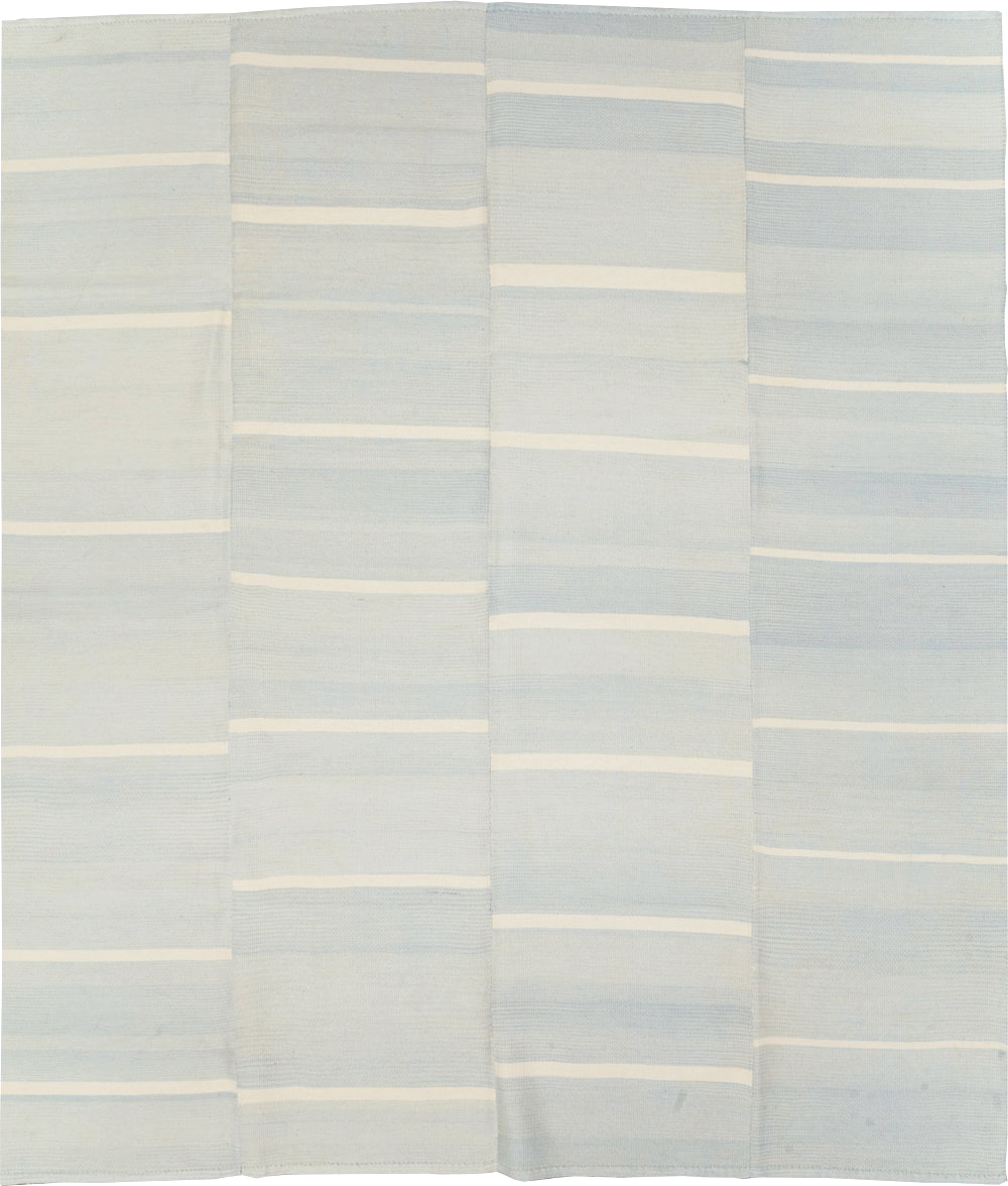 Contemporary Turkish Flatweave Kilim Room Size Carpet, No.31277 - Gss