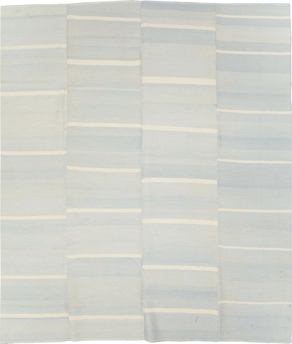 Contemporary Turkish Flatweave Kilim Room Size Carpet, No.31277 - Gss