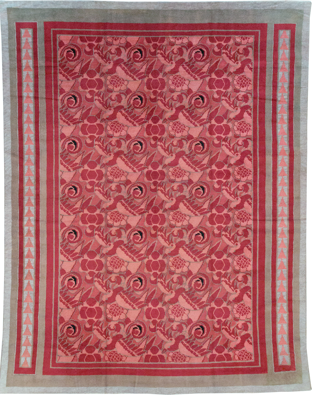 Vintage Belgian Art Deco Room Size Carpet, No.31278 - Gss