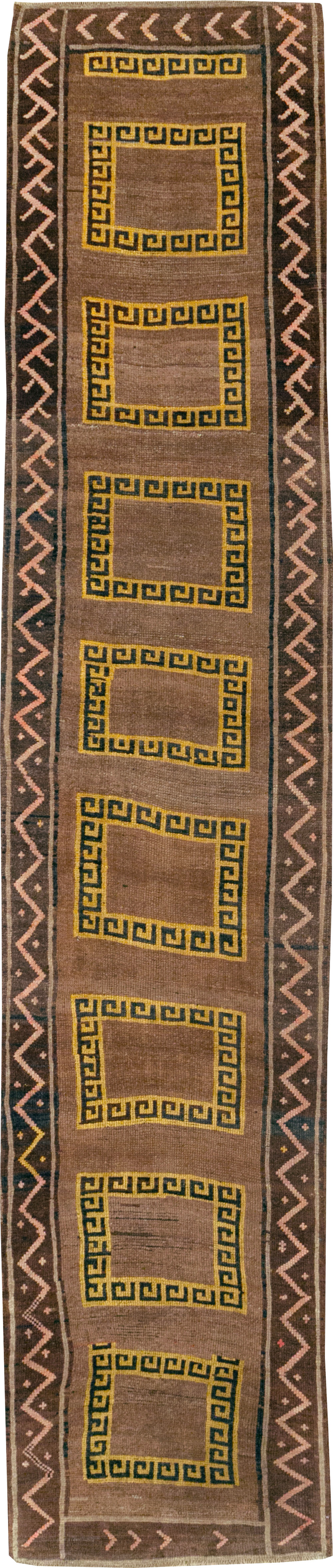 Vintage Turkish Anatolian Tribal Runner, No.31280 - Gss