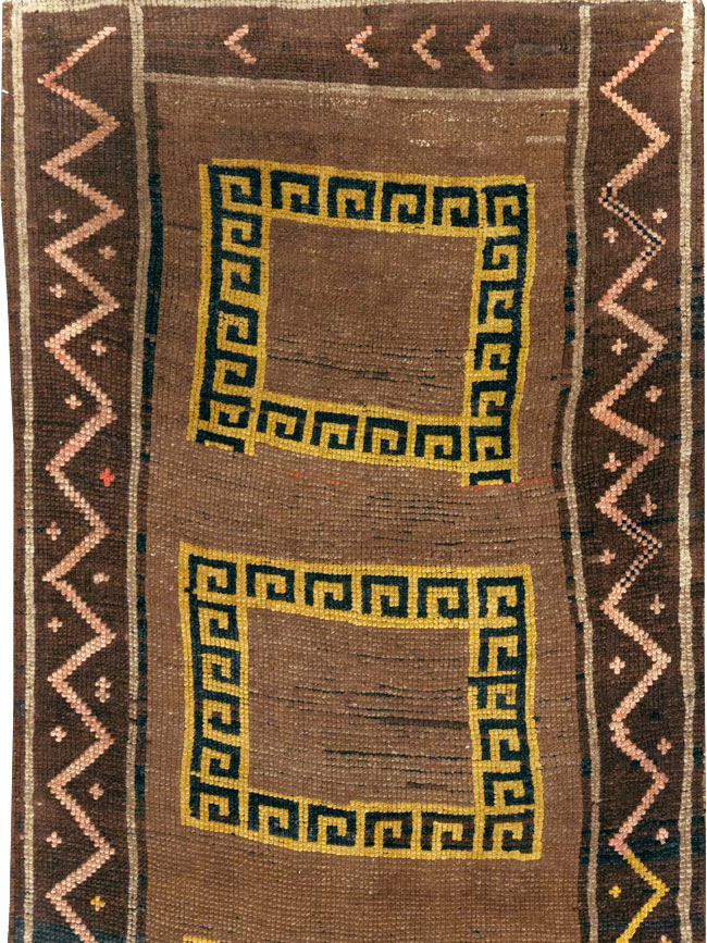 Vintage Turkish Anatolian Tribal Runner, No.31280 - Gss