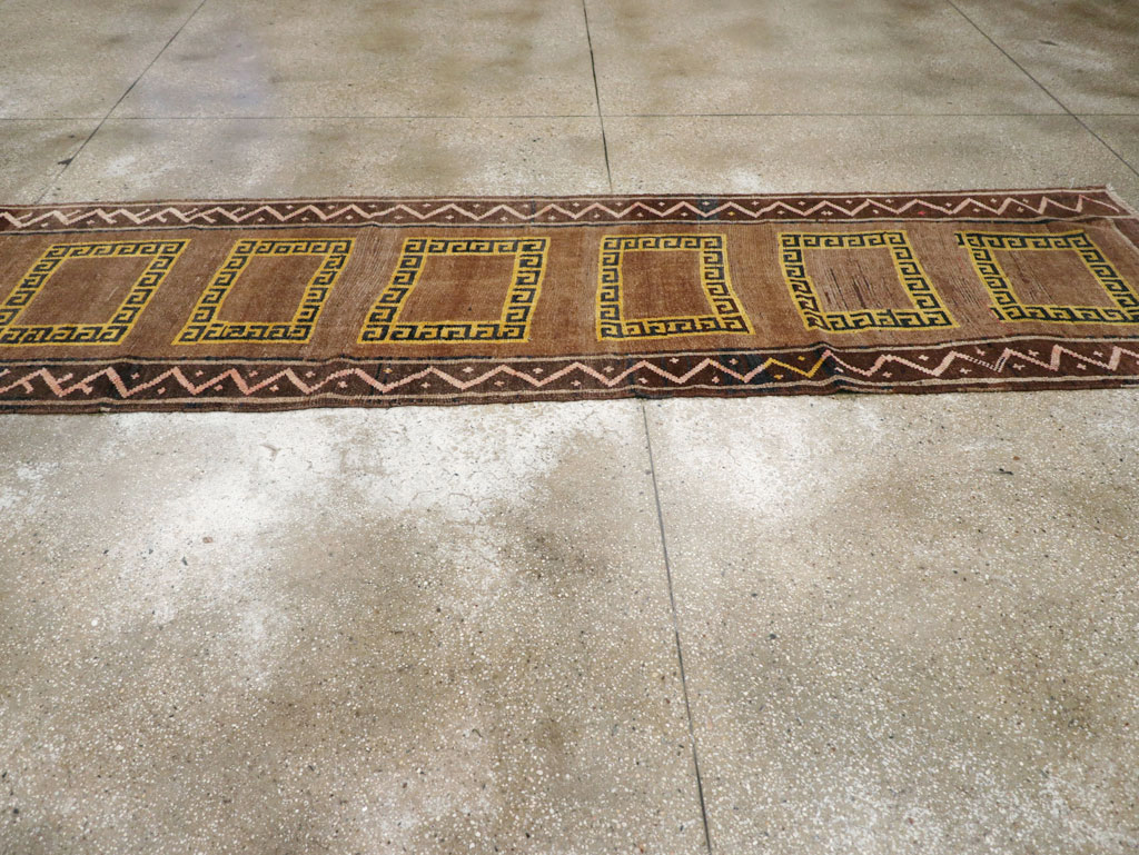 Vintage Turkish Anatolian Tribal Runner, No.31280 - Gss