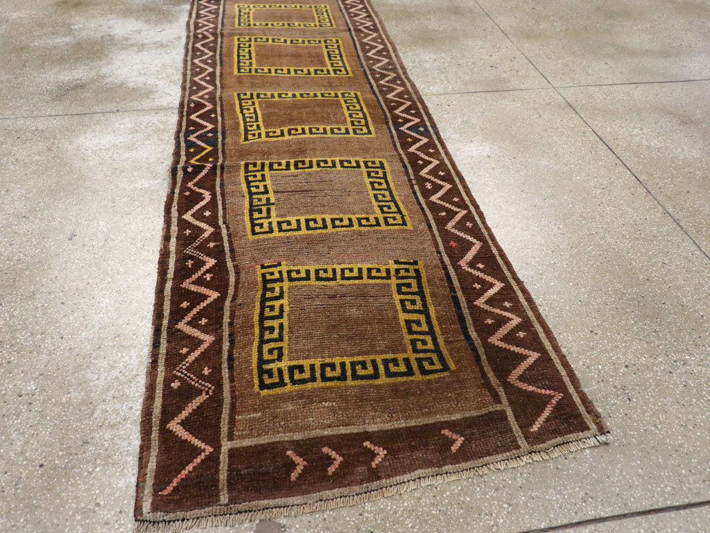 Vintage Turkish Anatolian Tribal Runner, No.31280 - Gss