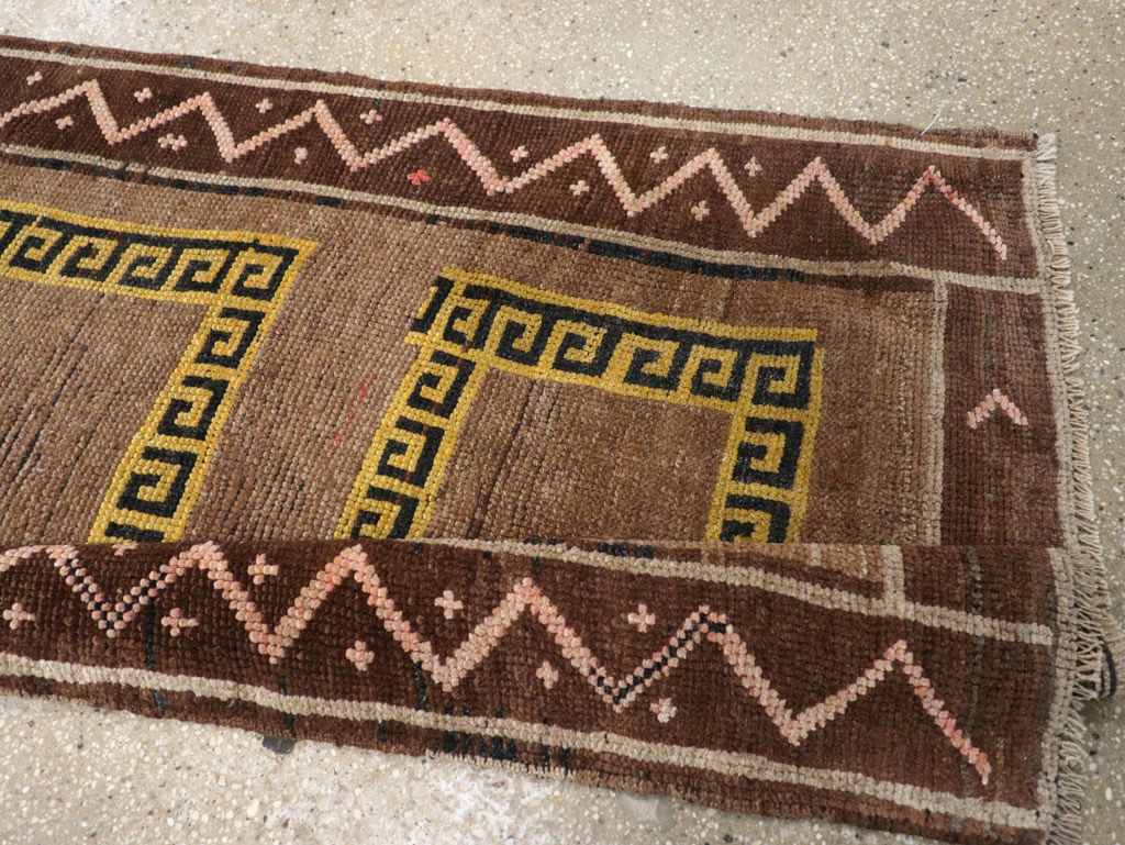 Vintage Turkish Anatolian Tribal Runner, No.31280 - Gss