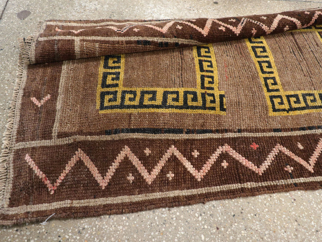 Vintage Turkish Anatolian Tribal Runner, No.31280 - Gss