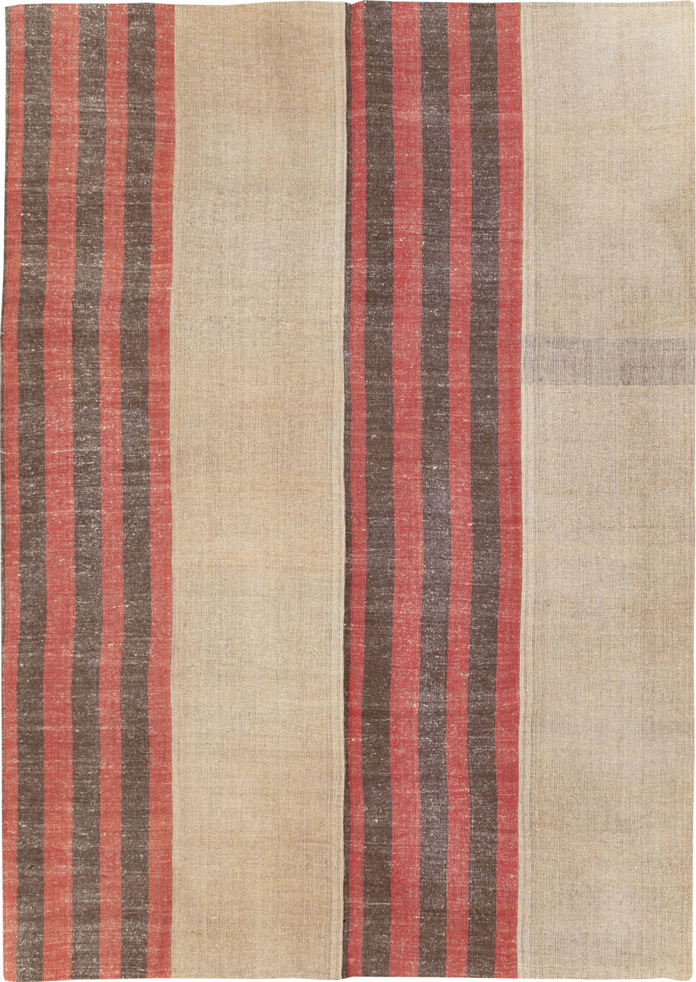 Vintage Turkish Flatweave Kilim Room Size Carpet, No.31284 - Gss