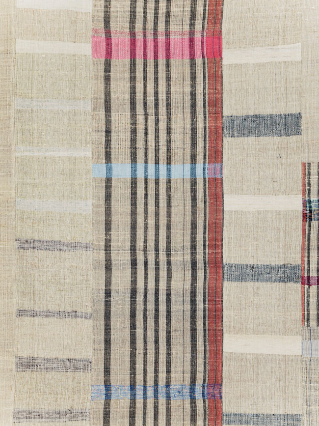 Vintage Turkish Flatweave Kilim Room Size Carpet, No.31297 - Gss