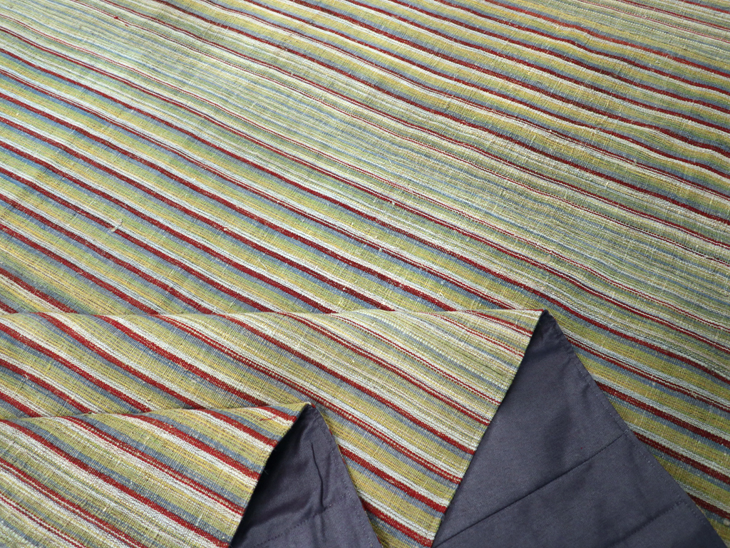 Vintage Turkish Flatweave Kilim Room Size Carpet, No.31299 - Gss