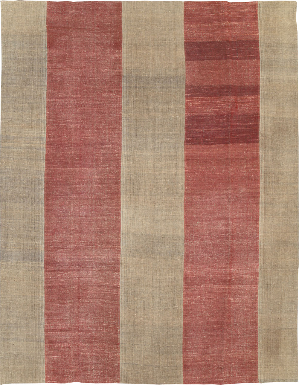 Vintage Turkish Flatweave Kilim Room Size Carpet, No.31306 - Gss