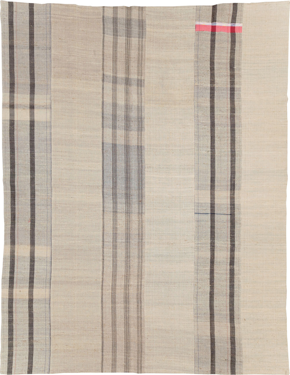 Vintage Turkish Flatweave Kilim Room Size Carpet, No.31307 - Gss