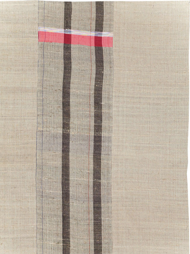 Vintage Turkish Flatweave Kilim Room Size Carpet, No.31307 - Gss