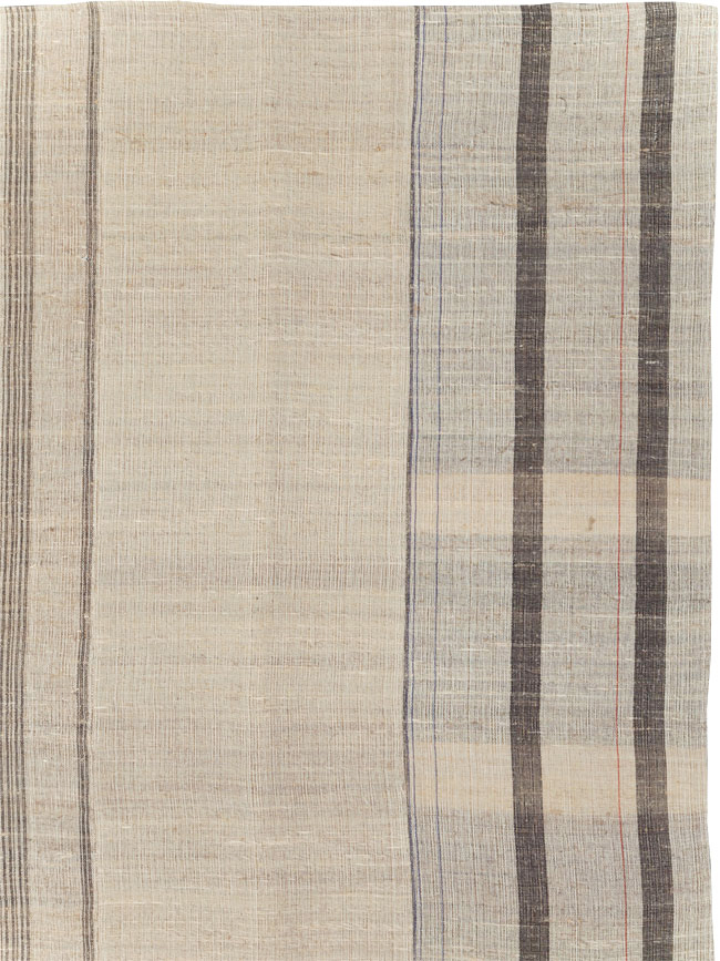 Vintage Turkish Flatweave Kilim Room Size Carpet, No.31307 - Gss