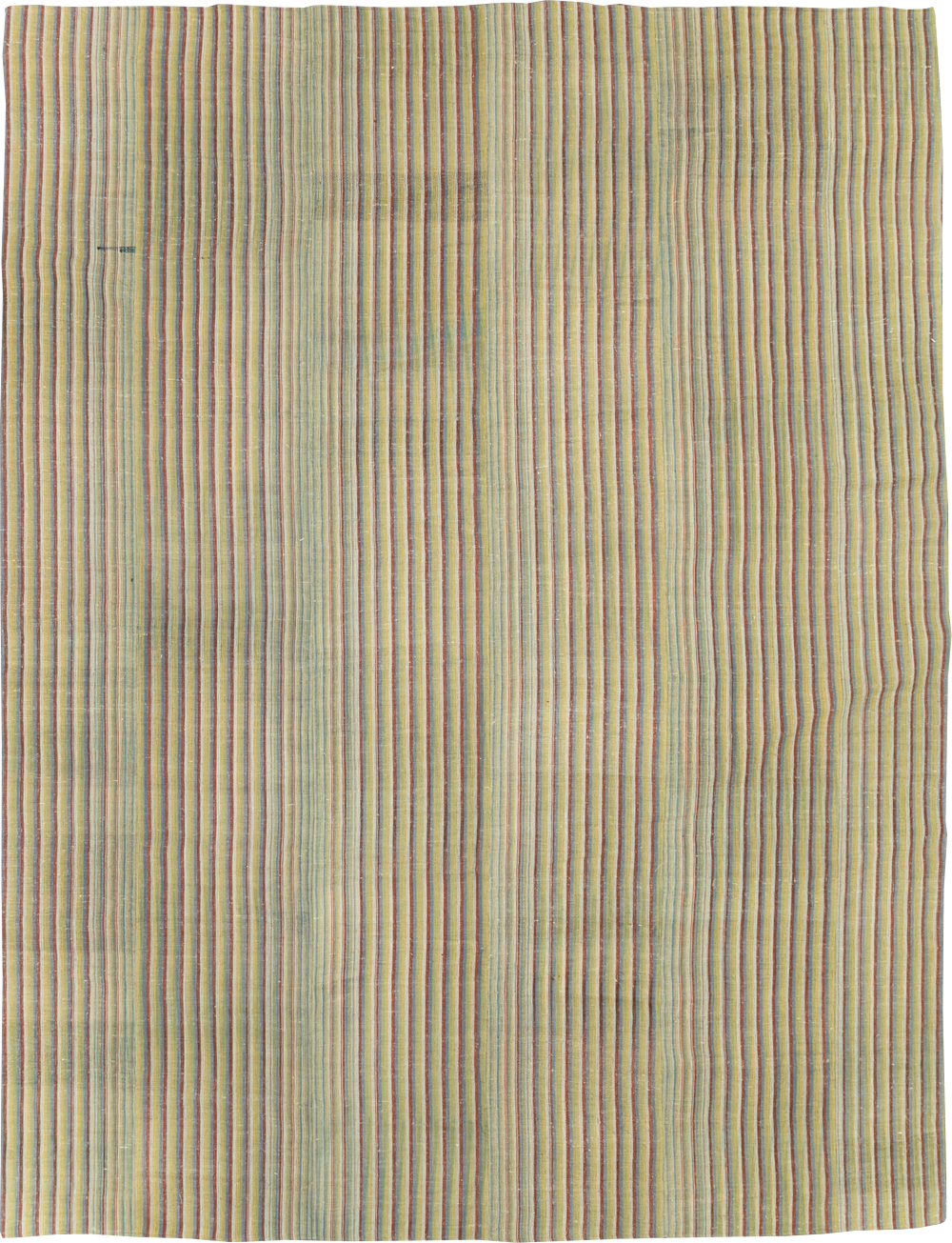 Vintage Turkish Flatweave Kilim Room Size Carpet, No.31309 - Gss