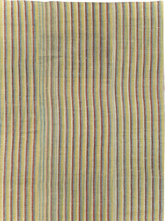 Vintage Turkish Flatweave Kilim Room Size Carpet, No.31309 - Gss