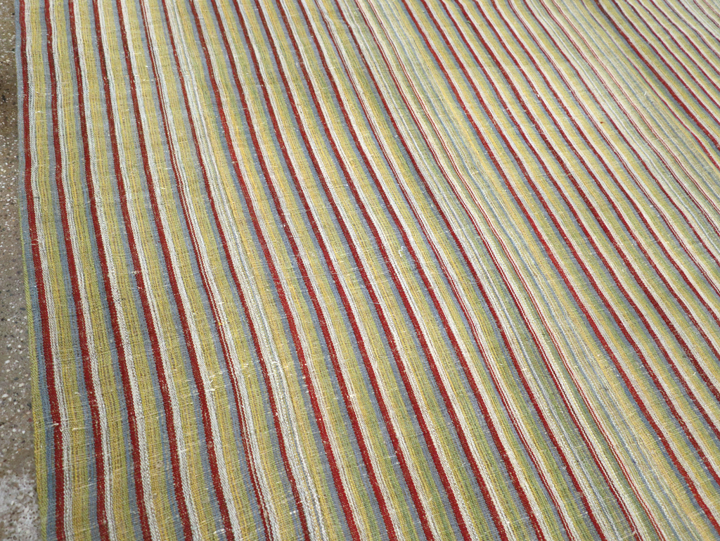 Vintage Turkish Flatweave Kilim Room Size Carpet, No.31309 - Gss