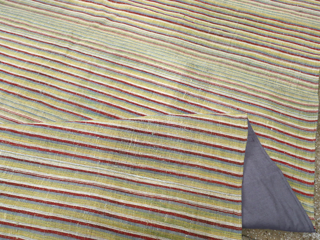 Vintage Turkish Flatweave Kilim Room Size Carpet, No.31309 - Gss